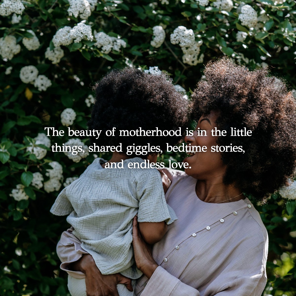 The beauty of motherhood is in the little things, shared giggles, bedtime stories, and endless love.