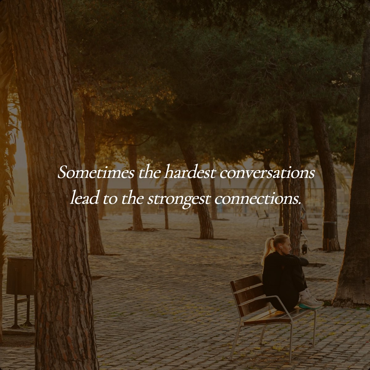 Sometimes the hardest conversations lead to the strongest connections.